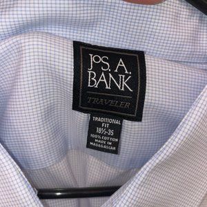 Jos. A Bank Travelers Shirt 18.5x35